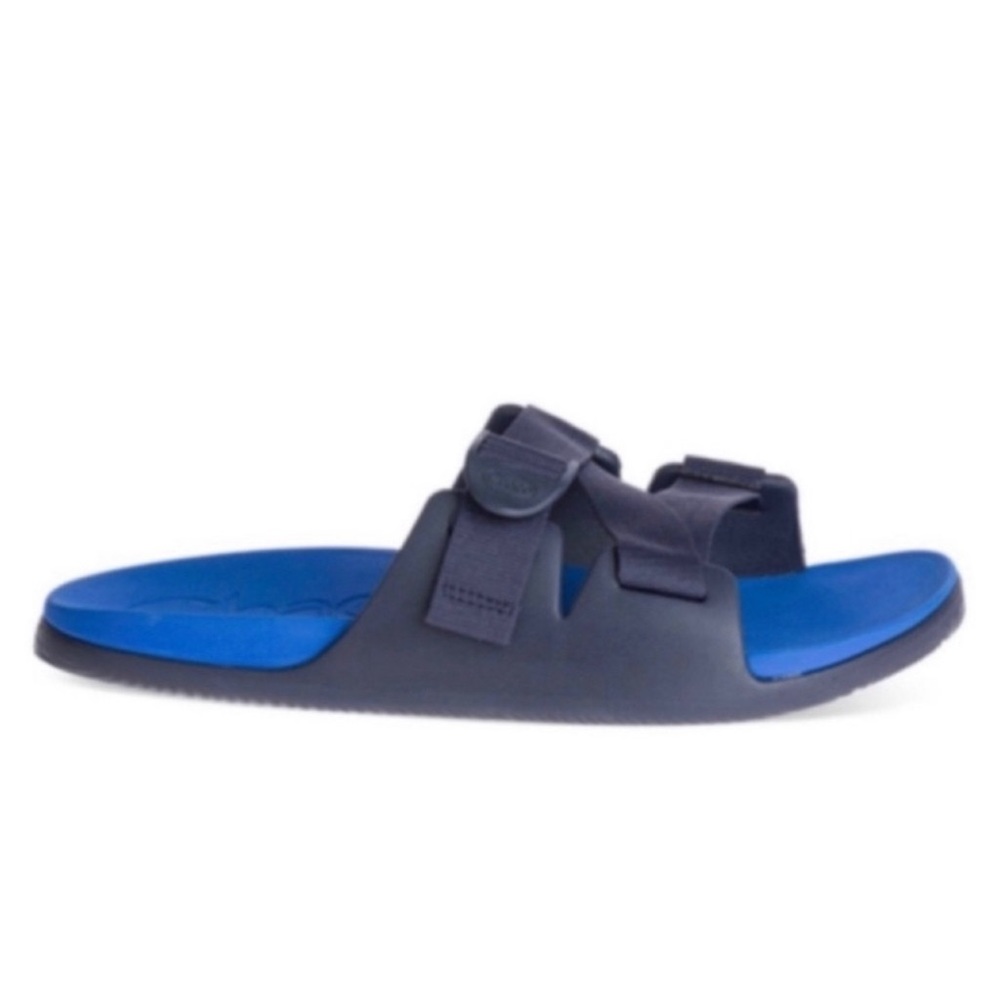 FLAWED Chaco Active Blue Chillos Slip On Slides Size 9 US $50